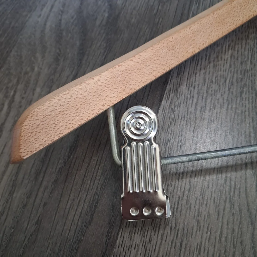 McGregor Sportswear Wooden Hanger With Clips Grand Rapids, MI